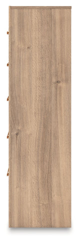 Kinlanni Tan Chest of Drawers by ASHLEY FURNITURE at Eve Furniture