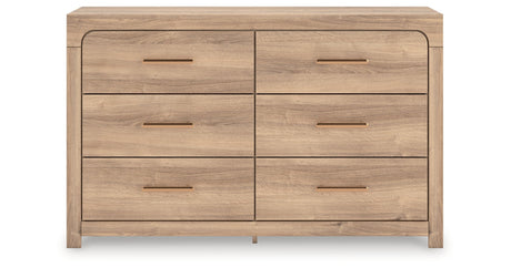 Kinlanni Tan Dresser by Ashley at Eve Furniture