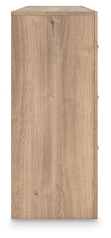 Kinlanni Tan Dresser by Ashley at Eve Furniture