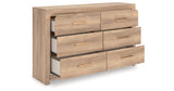 Kinlanni Tan Dresser by ASHLEY FURNITURE at Eve Furniture