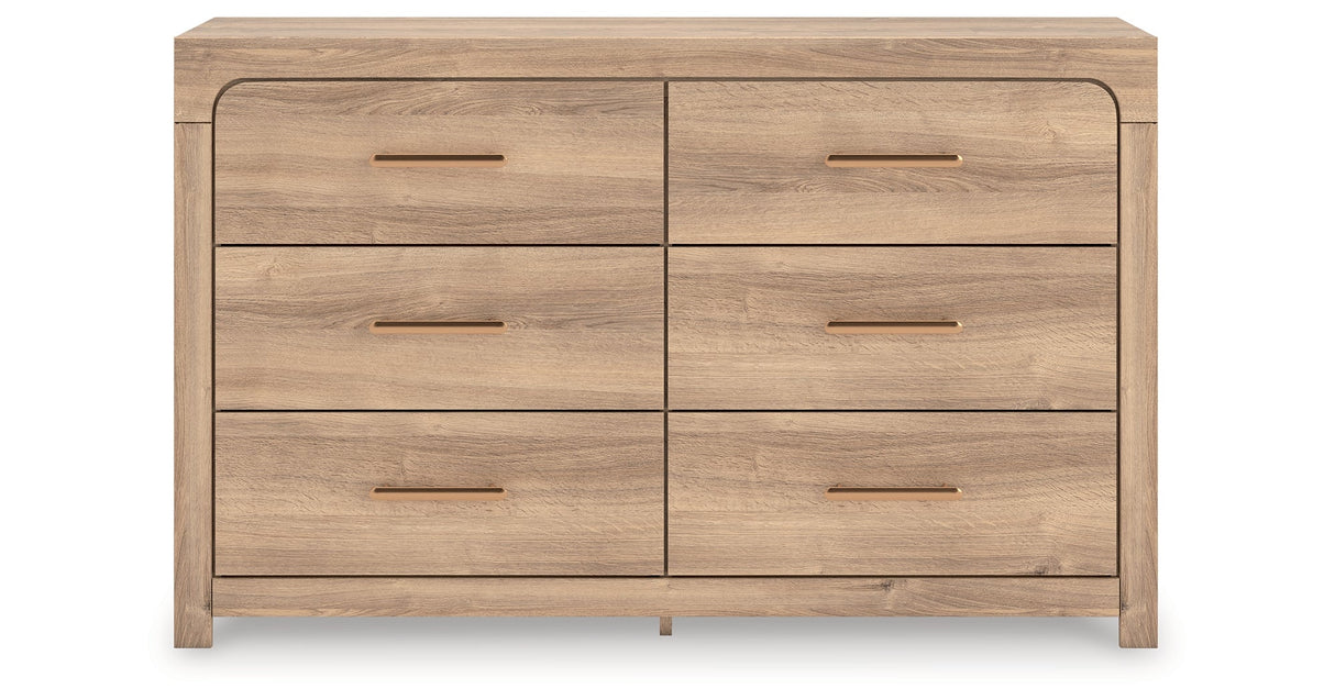 Kinlanni Tan Dresser by ASHLEY FURNITURE at Eve Furniture