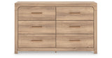 Kinlanni Tan Dresser by ASHLEY FURNITURE at Eve Furniture