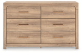Kinlanni Tan Dresser by ASHLEY FURNITURE at Eve Furniture