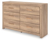 Kinlanni Tan Dresser by ASHLEY FURNITURE at Eve Furniture