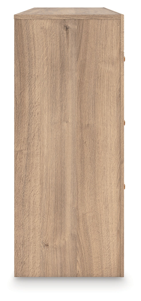 Kinlanni Tan Dresser by ASHLEY FURNITURE at Eve Furniture