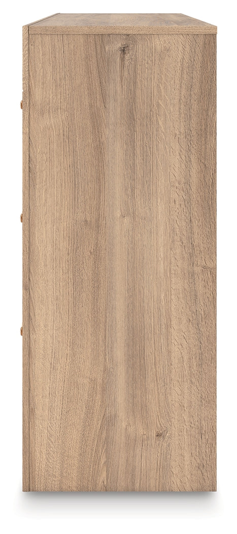Kinlanni Tan Dresser by ASHLEY FURNITURE at Eve Furniture