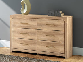 Kinlanni Tan Dresser by ASHLEY FURNITURE at Eve Furniture