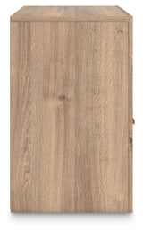 Kinlanni Tan Nightstand by ASHLEY FURNITURE at Eve Furniture