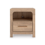 Kinlanni Tan Upholstered Platform Bedroom Set by Ashley at Eve Furniture