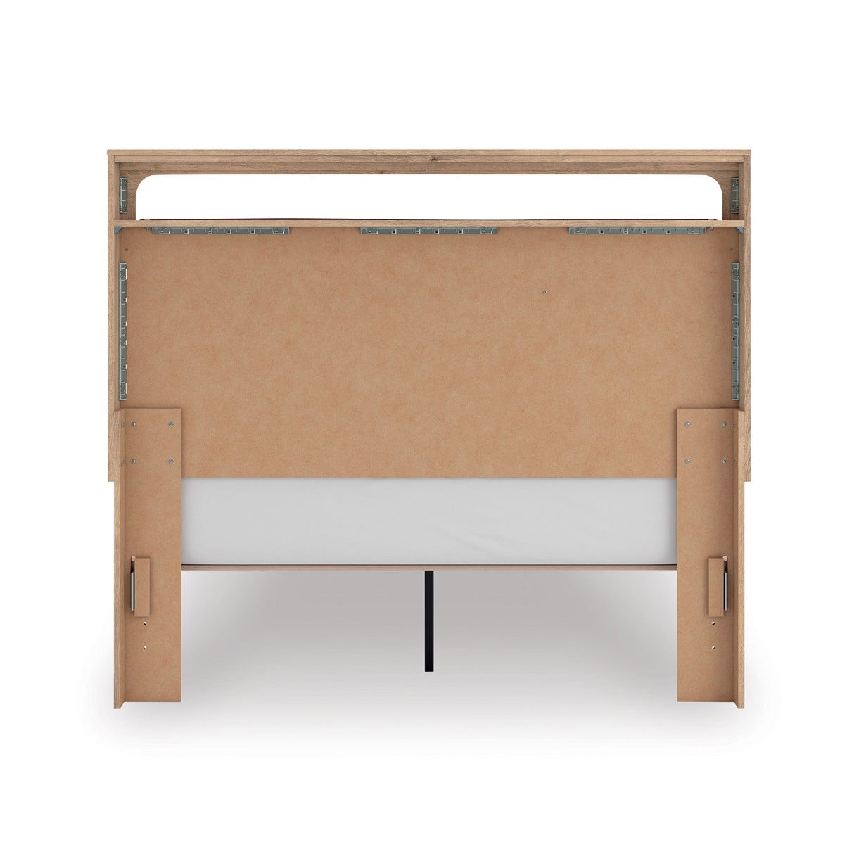 Kinlanni Tan Upholstered Platform Bedroom Set by Ashley at Eve Furniture