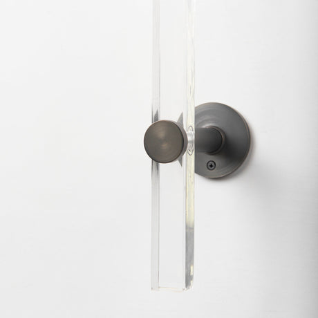 Kinsley Beige Shade W/Transparent Body Wall Sconce by Mercana at Eve Furniture