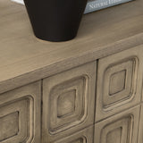 Kinsley Brown Four-Door Sideboard by Crestview at Eve Furniture