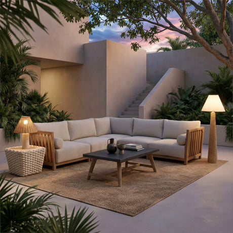 Kintal Natural Solar Table Lamp by Zuomod at Eve Furniture