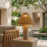 Kintal Natural Solar Table Lamp by Zuomod at Eve Furniture