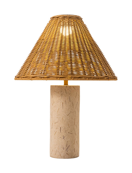 Kintal Natural Solar Table Lamp by Zuomod at Eve Furniture