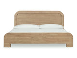 Kione Acacia Wood California King Platform Bed in Lioness by Modus Furniture at Eve Furniture