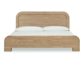 Kione Acacia Wood California King Platform Bed in Lioness by Modus Furniture at Eve Furniture