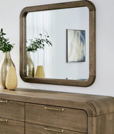 Kione Lioness Beveled Glass Wall or Dresser Mirror by Modus Furniture at Eve Furniture