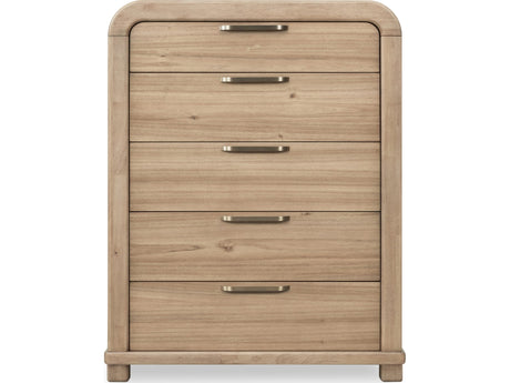 Kione Lioness Five Drawer Acacia Wood Chest by Modus Furniture at Eve Furniture