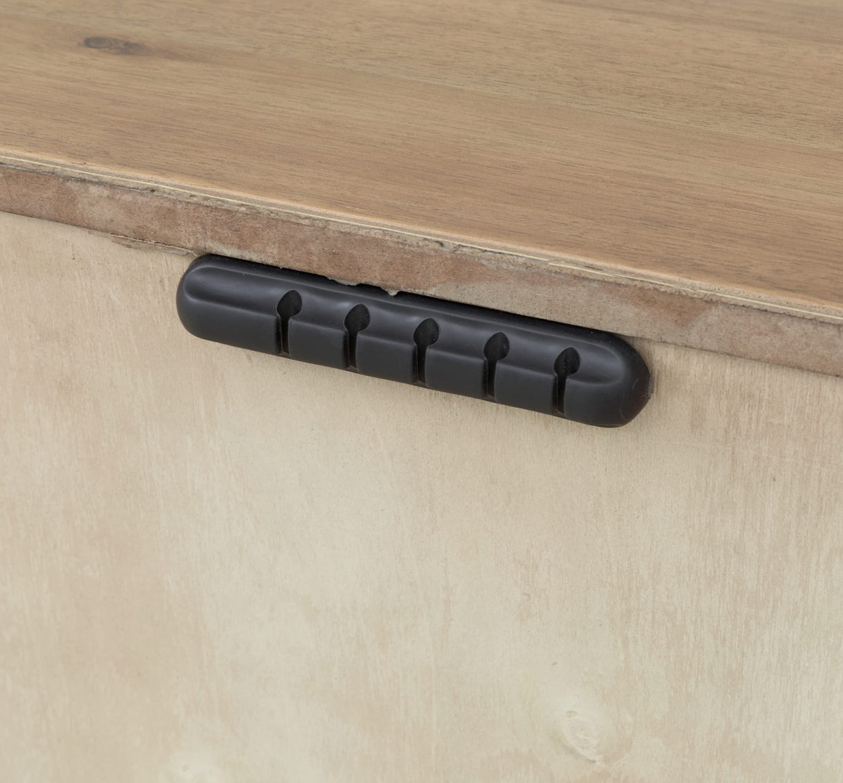 Kione Lioness Two Drawer Acacia Wood Nightstand by Modus Furniture at Eve Furniture