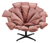 Kipas Pink Accent Chair by Zuomod at Eve Furniture