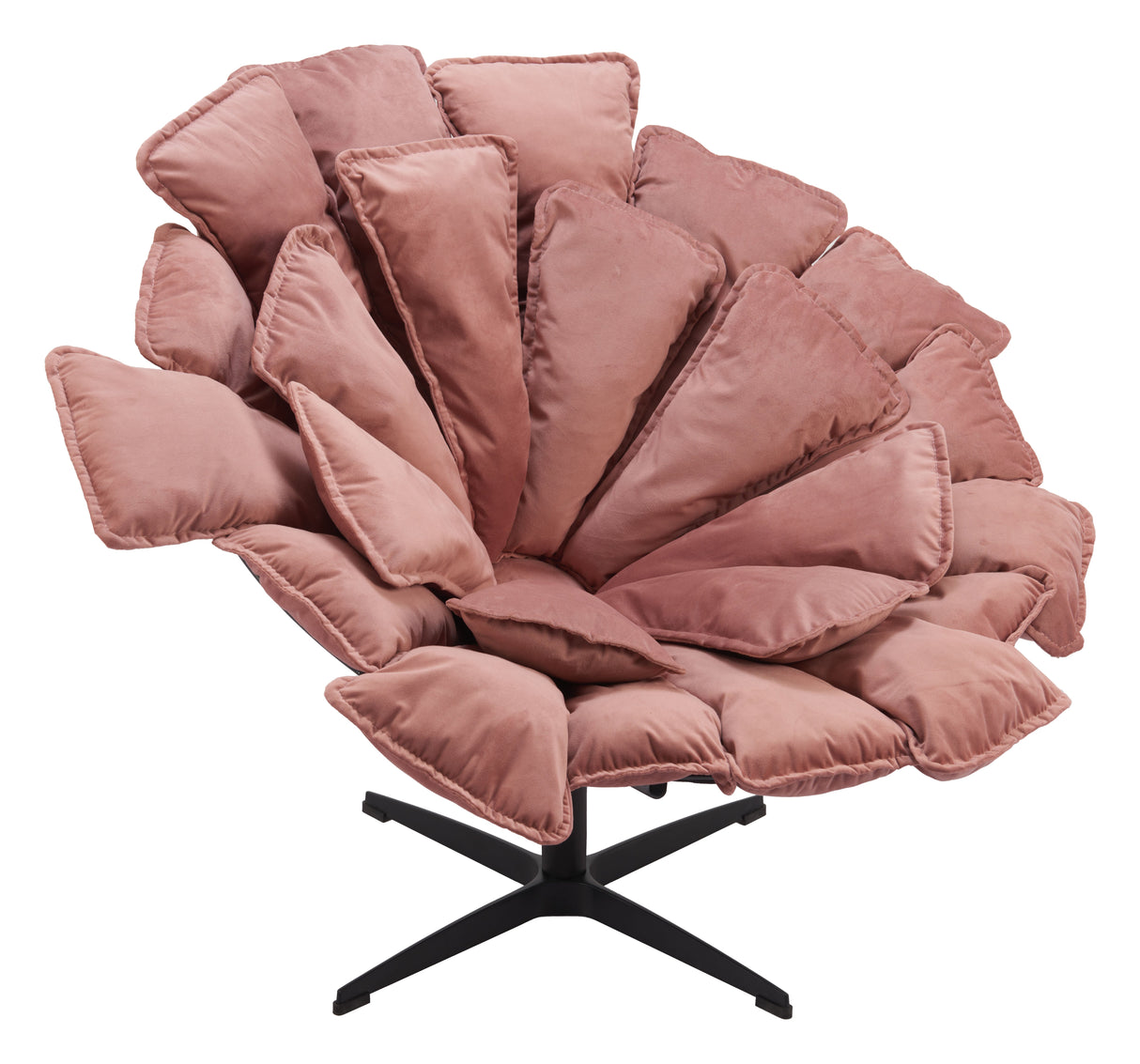 Kipas Pink Accent Chair by Zuomod at Eve Furniture