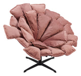 Kipas Pink Accent Chair by Zuomod at Eve Furniture