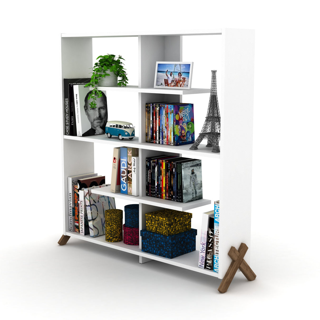 Kipp Bookcase by Furnia at Eve Furniture