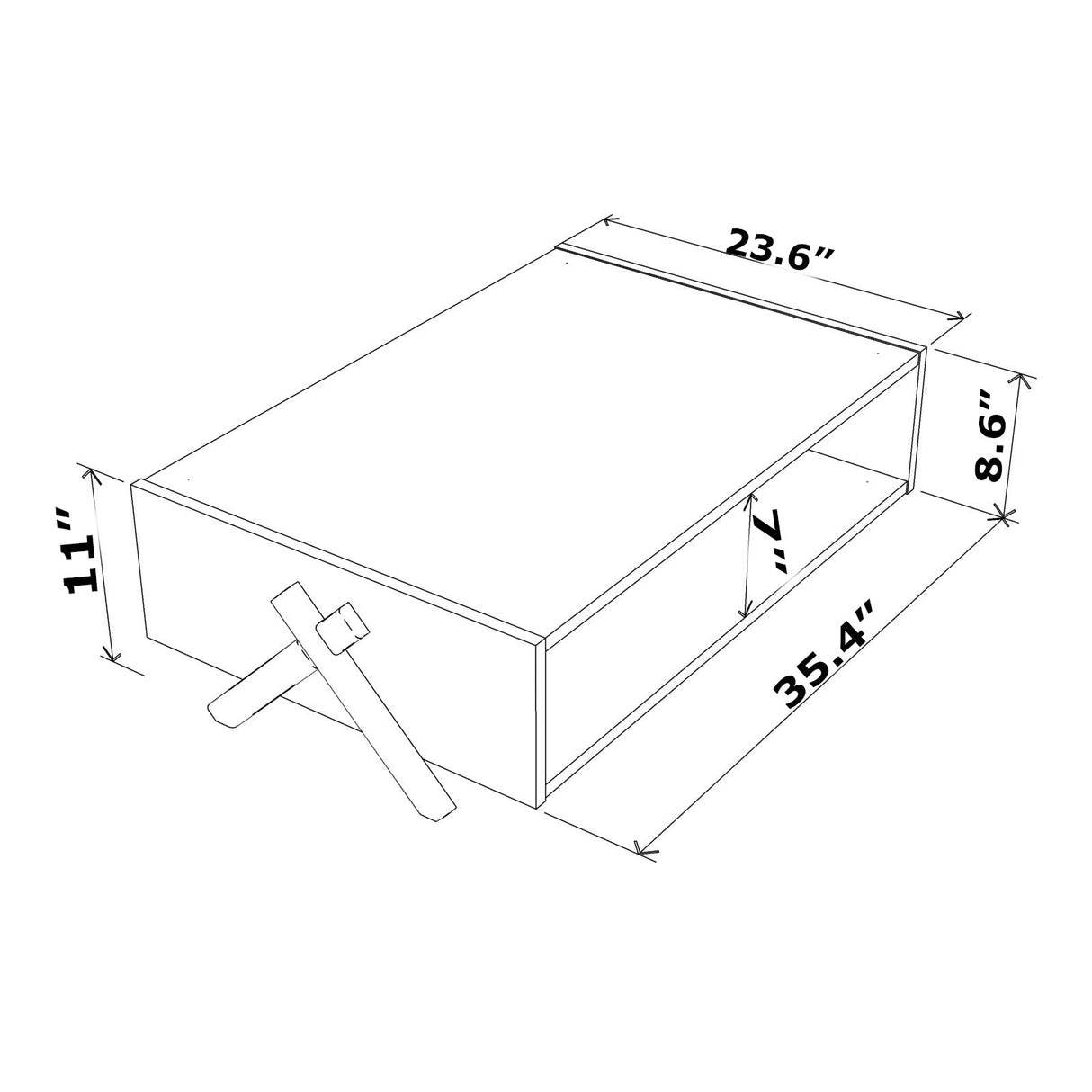 Kipp Coffee Table by Furnia at Eve Furniture