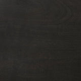 Kiran 17L x 17W x 30H Black Wood W/ Black Metal Base C-Shape Bar Stool by Mercana at Eve Furniture