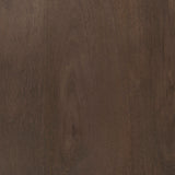 Kiran 17L x 17W x 30H Medium Brown Wood W/ Antique Nickel Finished Metal Frame Bar Stool by Mercana at Eve Furniture