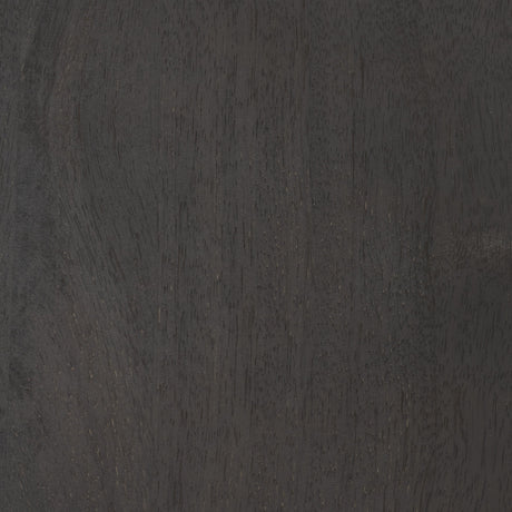 Kiran Black Wood W/ Black Metal Base C-Shape Counter Stool by Mercana at Eve Furniture