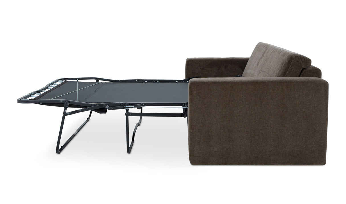 Kiran Sleeper Sofa Warm Charcoal by Moe's Home at Eve Furniture