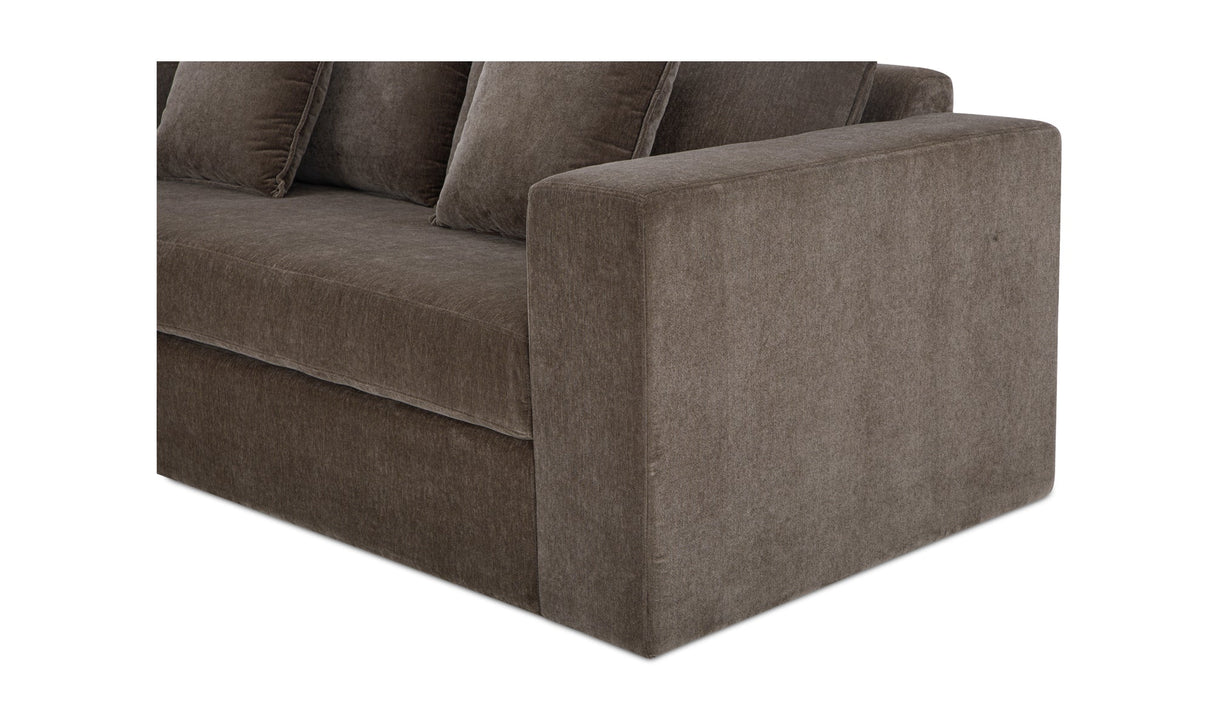 Kiran Sleeper Sofa Warm Charcoal by Moe's Home at Eve Furniture