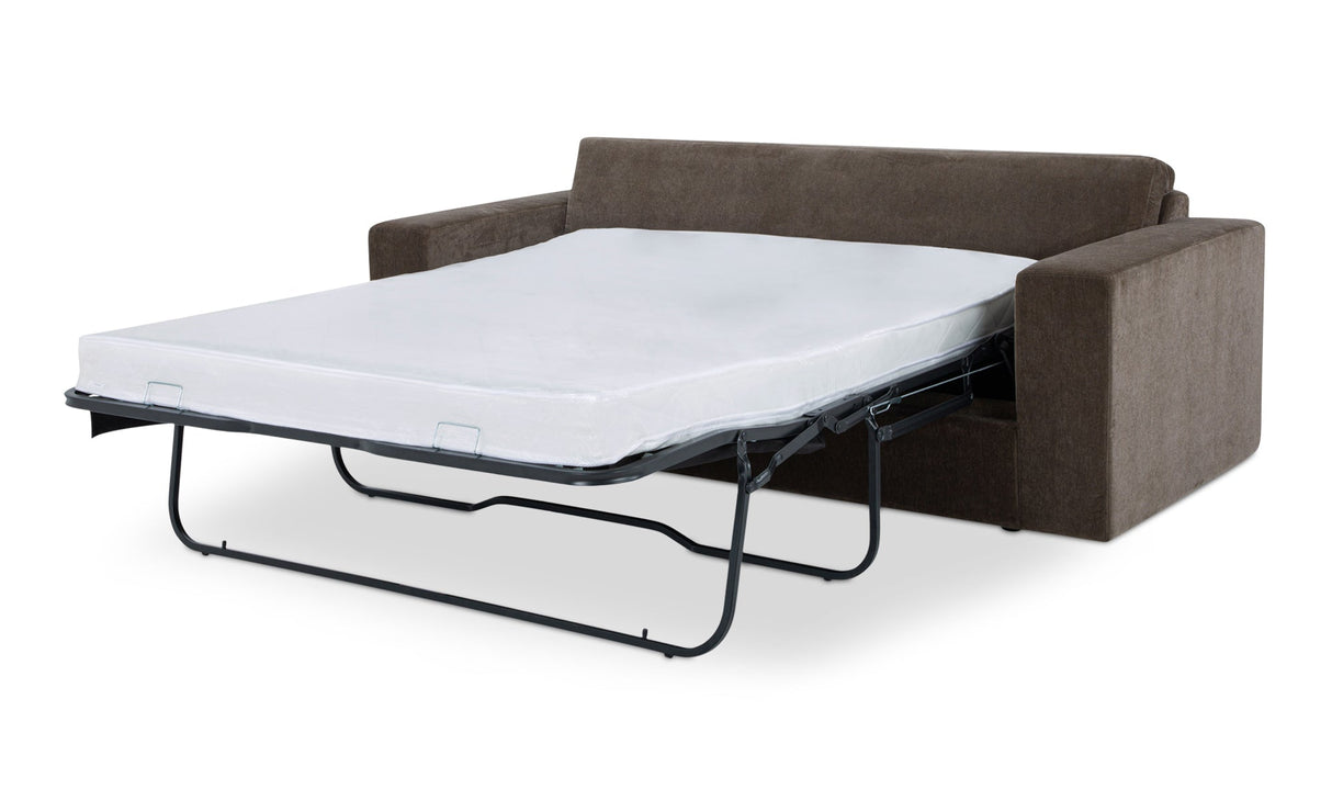 Kiran Sleeper Sofa Warm Charcoal by Moe's Home at Eve Furniture