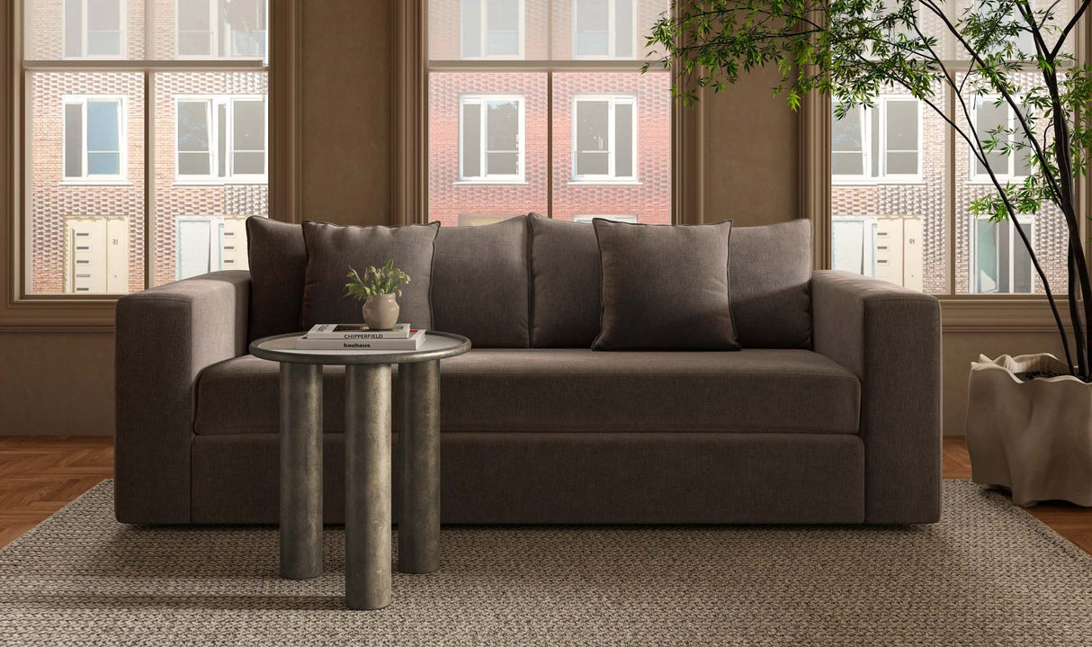 Kiran Sleeper Sofa Warm Charcoal by Moe's Home at Eve Furniture