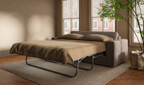 Kiran Sleeper Sofa Warm Charcoal by Moe's Home at Eve Furniture