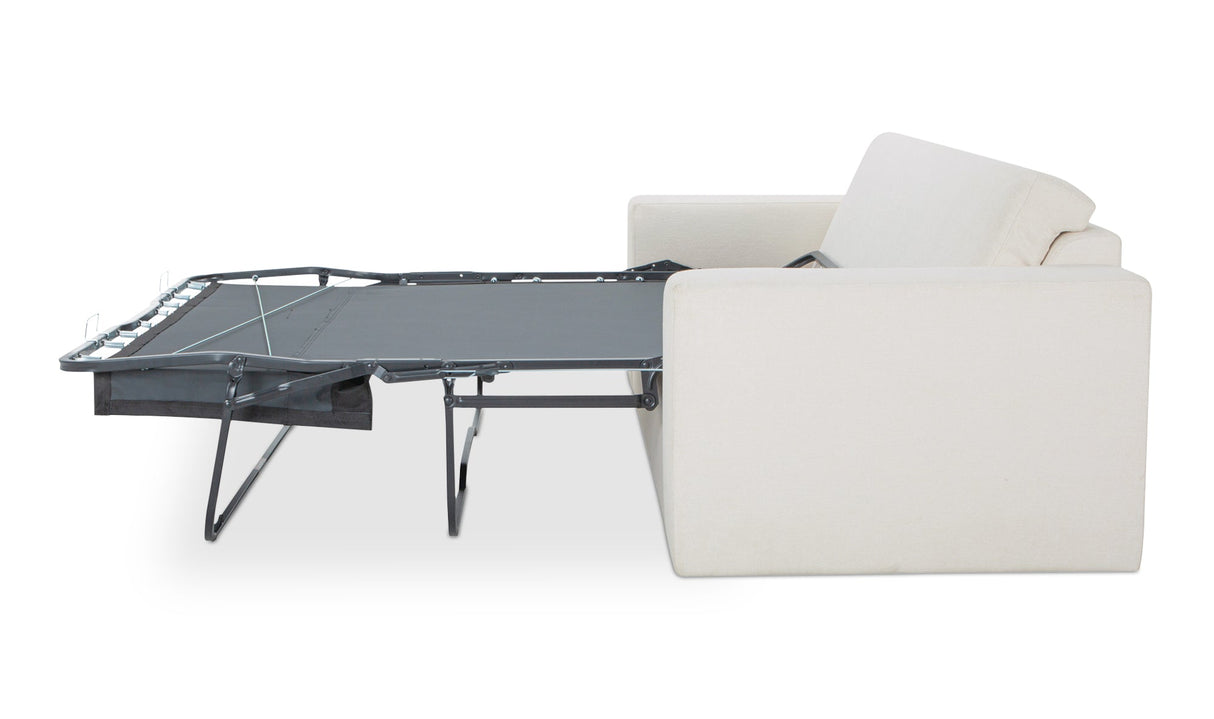 Kiran Sleeper Sofa White by Moe's Home at Eve Furniture