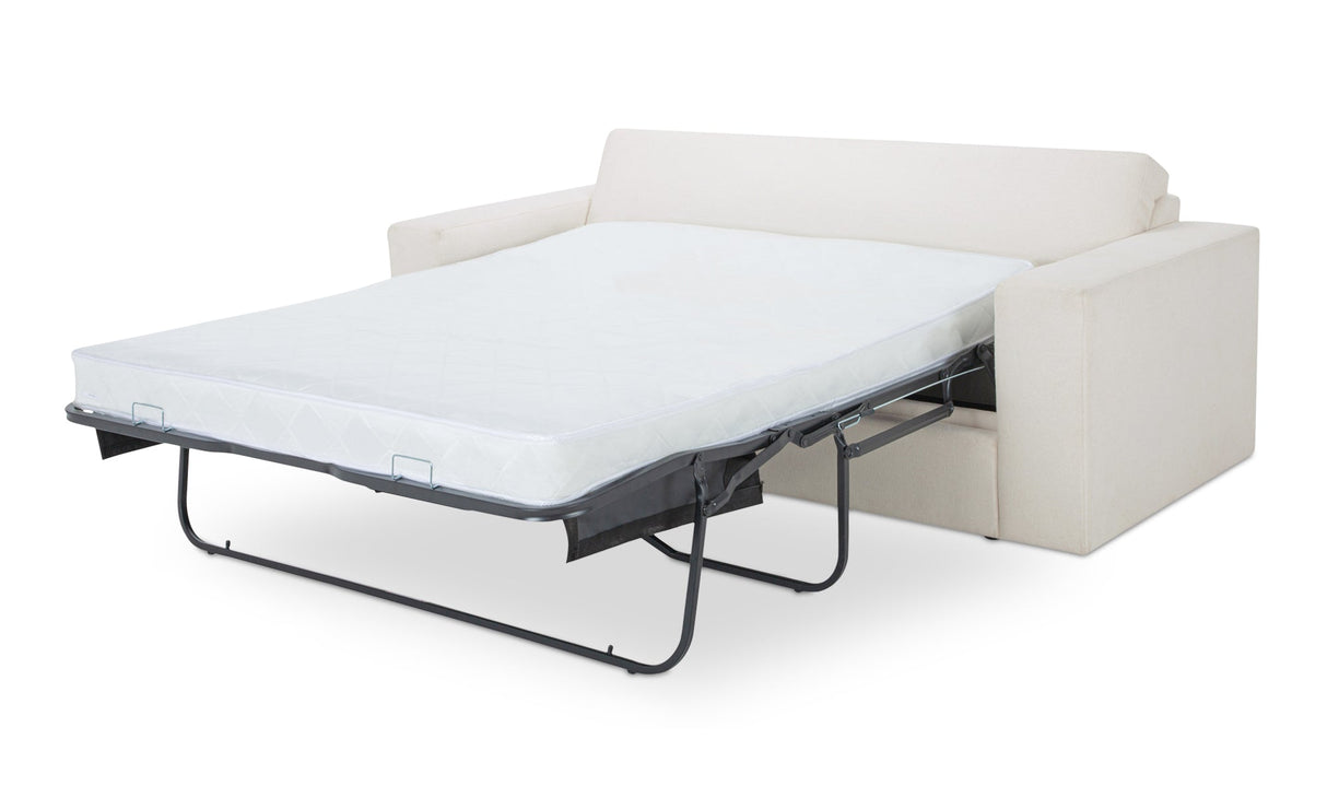 Kiran Sleeper Sofa White by Moe's Home at Eve Furniture
