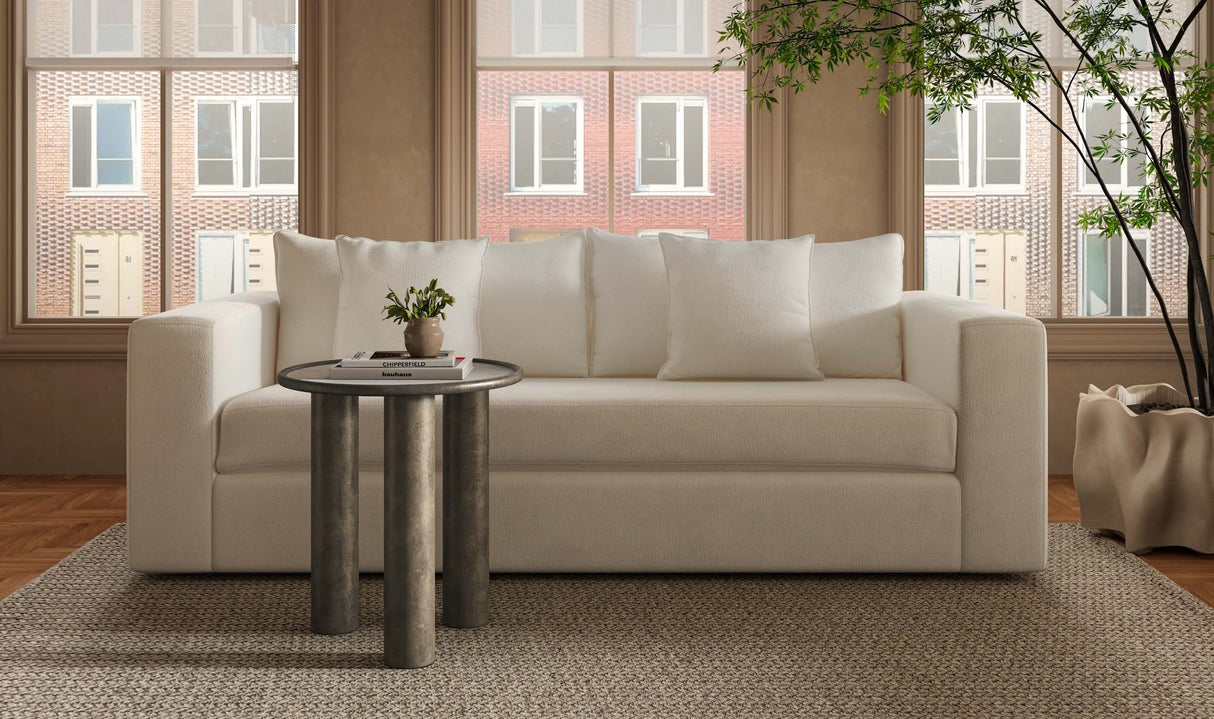 Kiran Sleeper Sofa White by Moe's Home at Eve Furniture