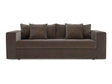 Kiran Warm Charcoal Sleeper Sofa