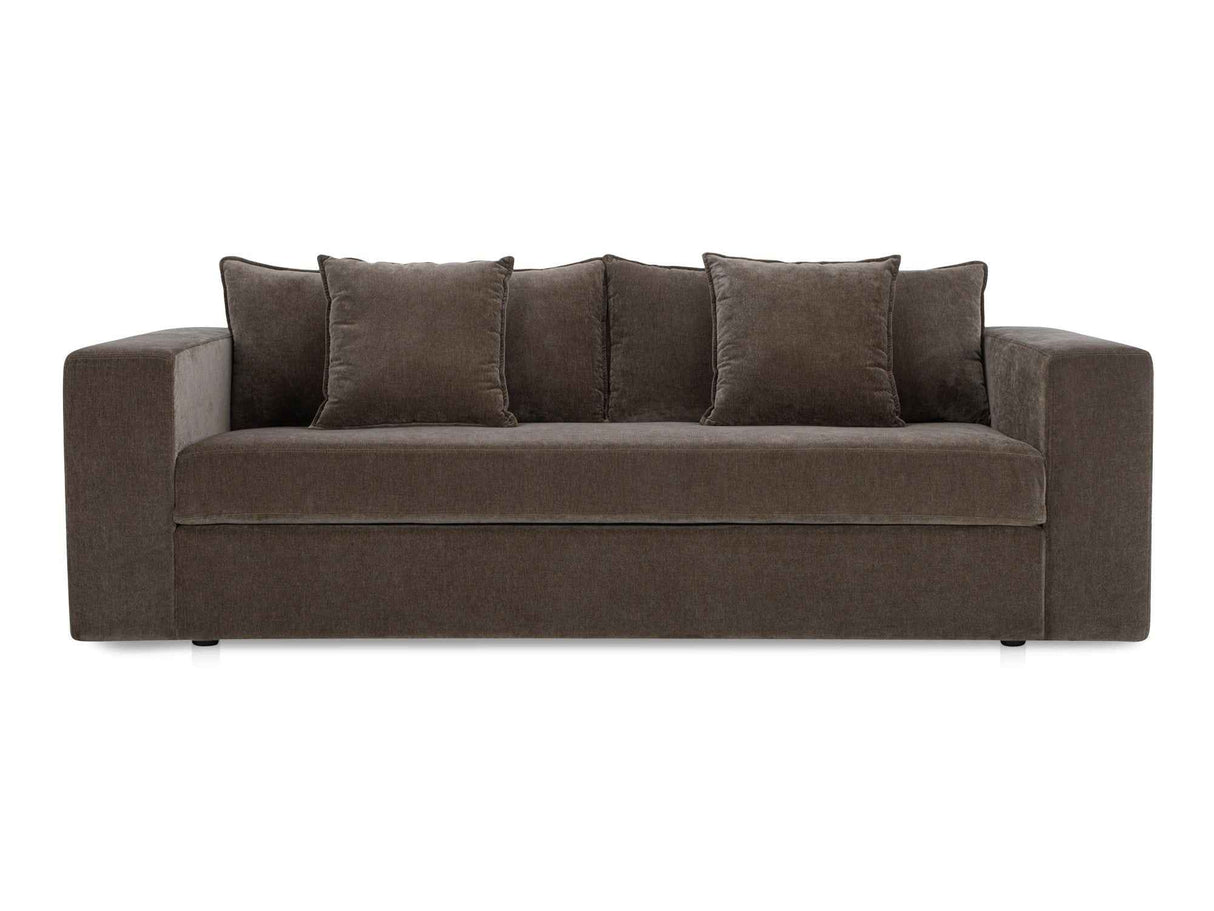 Kiran Warm Charcoal Sleeper Sofa