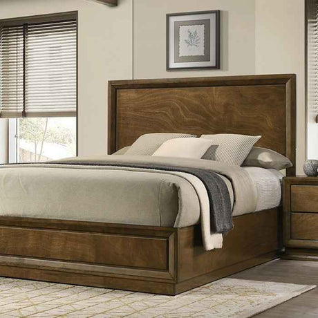 Kirkham walnut 4-Piece Queen Bedroom Set by Furniture of America at Eve Furniture