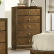 Kirkham Walnut Chest by Furniture of America at Eve Furniture