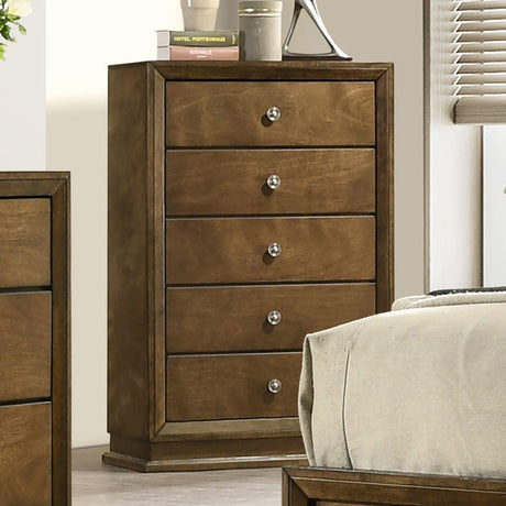 Kirkham Walnut Chest by Furniture of America at Eve Furniture