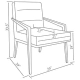 Kirra Dark Grey/Gold Upholstered Accent Armchair with Metal Frame by Coaster at Eve Furniture