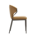 Kirsten Dining Chair in Camel (set of 2) by Manhattan Comfort at Eve Furniture