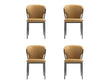Kirsten Dining Chair in Camel (set of 4) by Manhattan Comfort at Eve Furniture