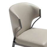 Kirsten Dining Chair in Light Grey (set of 2) by Manhattan Comfort at Eve Furniture