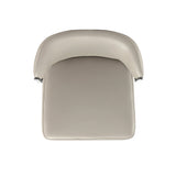 Kirsten Dining Chair in Light Grey (set of 2) by Manhattan Comfort at Eve Furniture